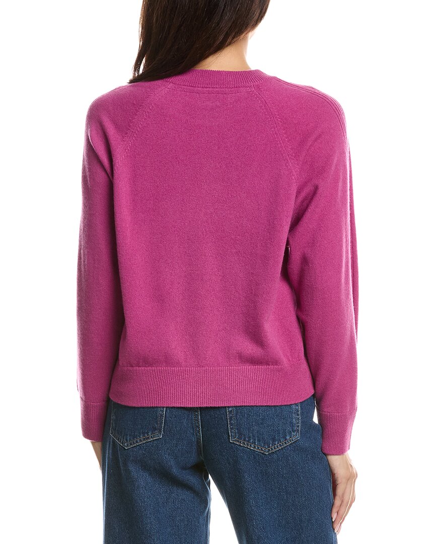 Forte Cashmere Forte Cashmere Rib Trim Cashmere Sweatshirt