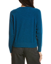 Forte Cashmere Forte Cashmere Rib Trim Cashmere Sweatshirt