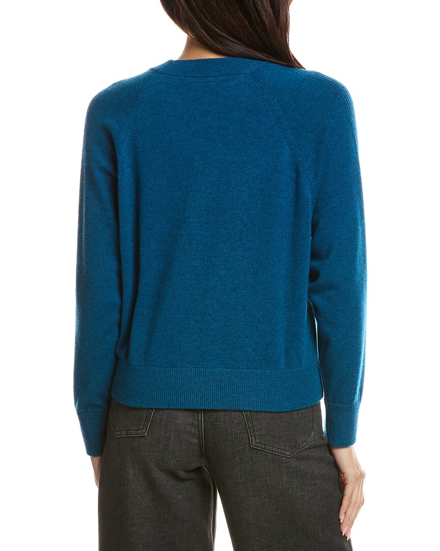 Forte Cashmere Forte Cashmere Rib Trim Cashmere Sweatshirt
