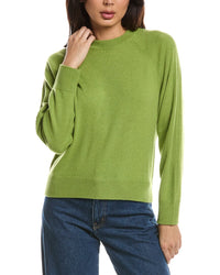 Forte Cashmere Forte Cashmere Rib Trim Cashmere Sweatshirt