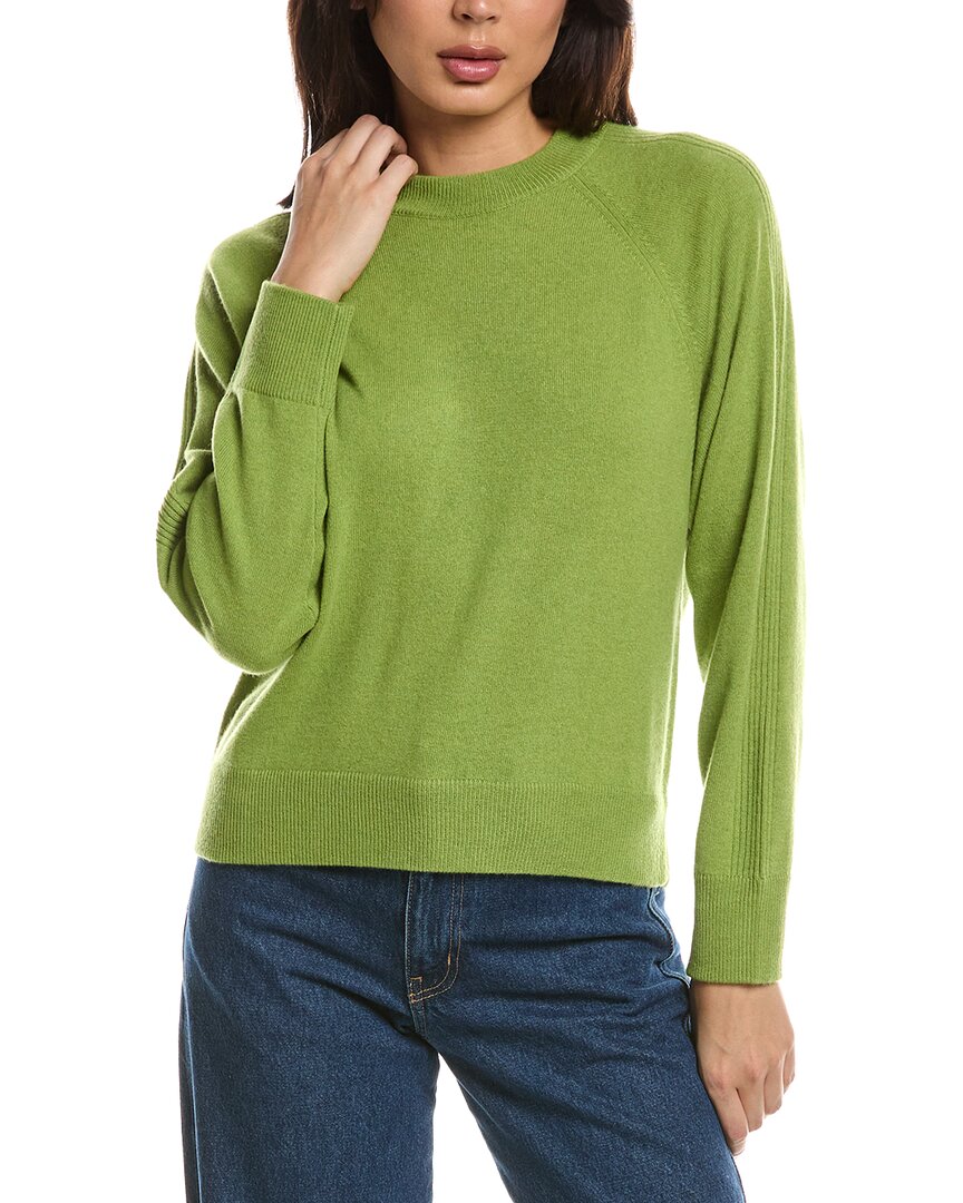 Forte Cashmere Forte Cashmere Rib Trim Cashmere Sweatshirt