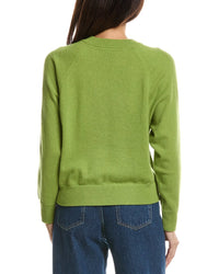 Forte Cashmere Forte Cashmere Rib Trim Cashmere Sweatshirt