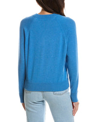 Forte Cashmere Forte Cashmere Rib Trim Cashmere Sweatshirt