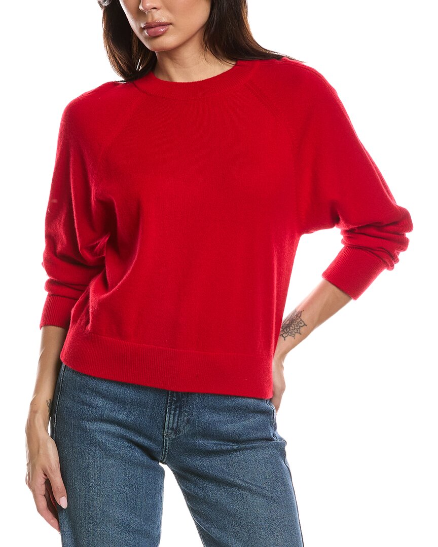 Forte Cashmere Forte Cashmere Rib Trim Cashmere Sweatshirt