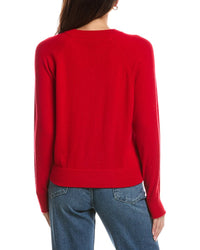 Forte Cashmere Forte Cashmere Rib Trim Cashmere Sweatshirt