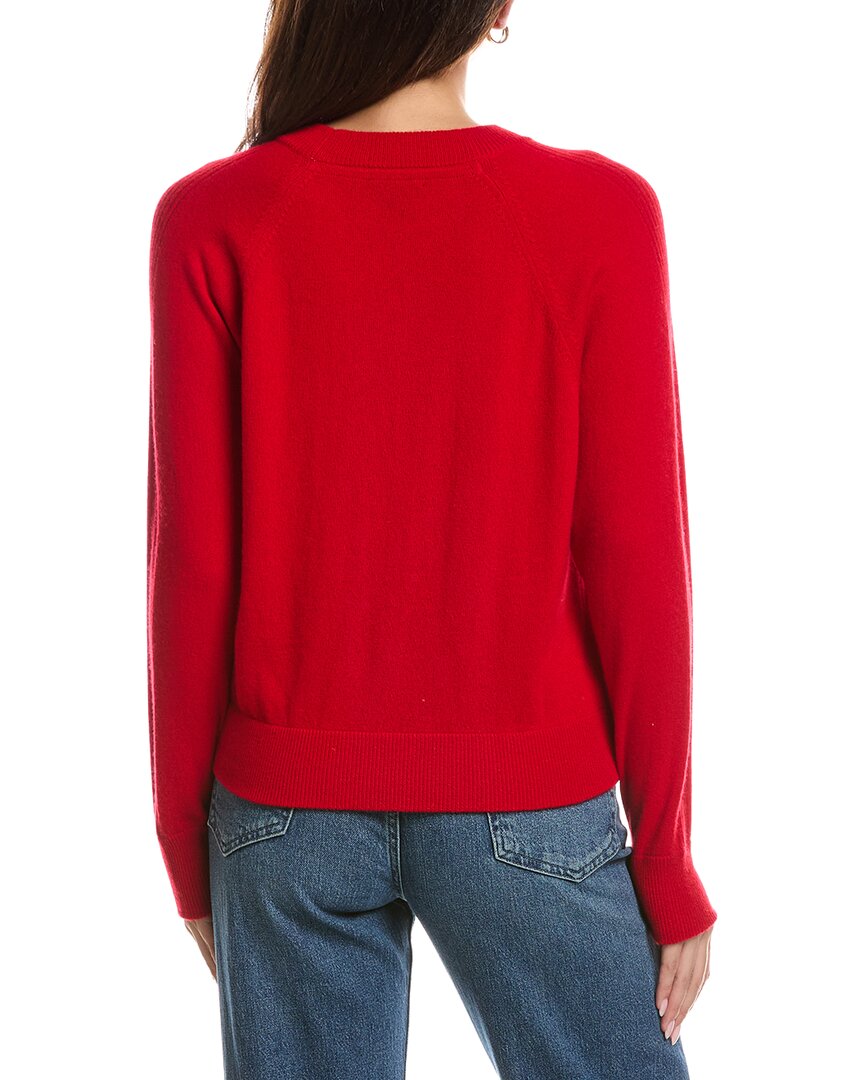 Forte Cashmere Forte Cashmere Rib Trim Cashmere Sweatshirt