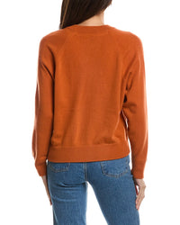 Forte Cashmere Forte Cashmere Rib Trim Cashmere Sweatshirt