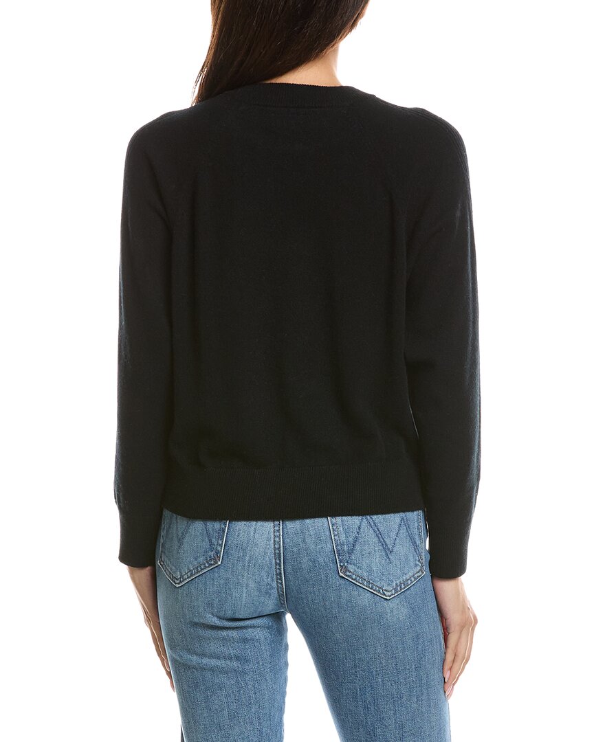 Forte Cashmere Forte Cashmere Rib Trim Cashmere Sweatshirt