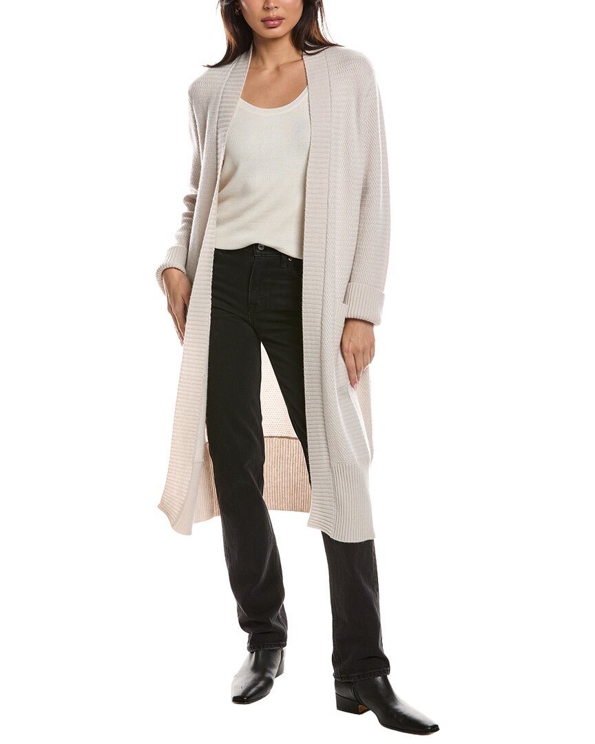 Forte Cashmere Forte Cashmere Textured Cashmere Duster Cardigan