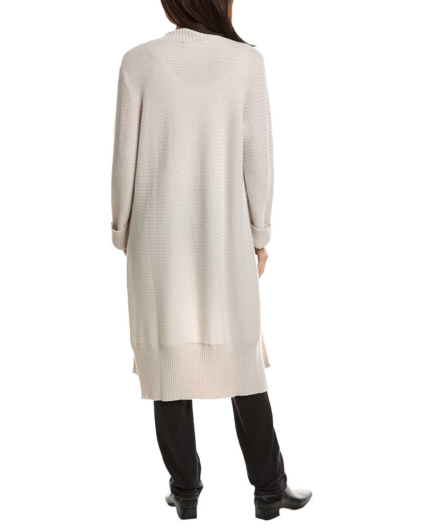 Forte Cashmere Forte Cashmere Textured Cashmere Duster Cardigan
