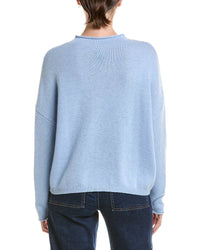 Forte Cashmere Forte Cashmere Slouchy Roll Trim Cashmere Pullover