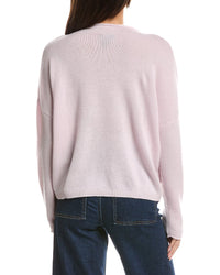 Forte Cashmere Forte Cashmere Slouchy Roll Trim Cashmere Pullover