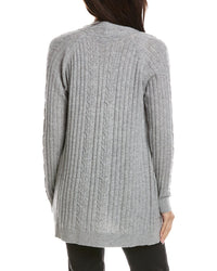 Forte Cashmere Forte Cashmere Easy Cable Detail Cashmere Cardigan