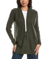 Forte Cashmere Forte Cashmere Easy Cable Detail Cashmere Cardigan