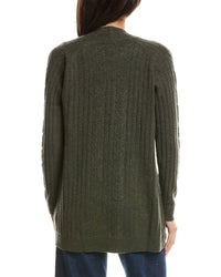 Forte Cashmere Forte Cashmere Easy Cable Detail Cashmere Cardigan