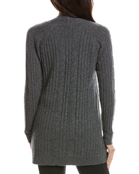Forte Cashmere Forte Cashmere Easy Cable Detail Cashmere Cardigan
