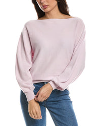 Forte Cashmere Forte Cashmere Off-The-Shoulder Dolman Cashmere Sweater