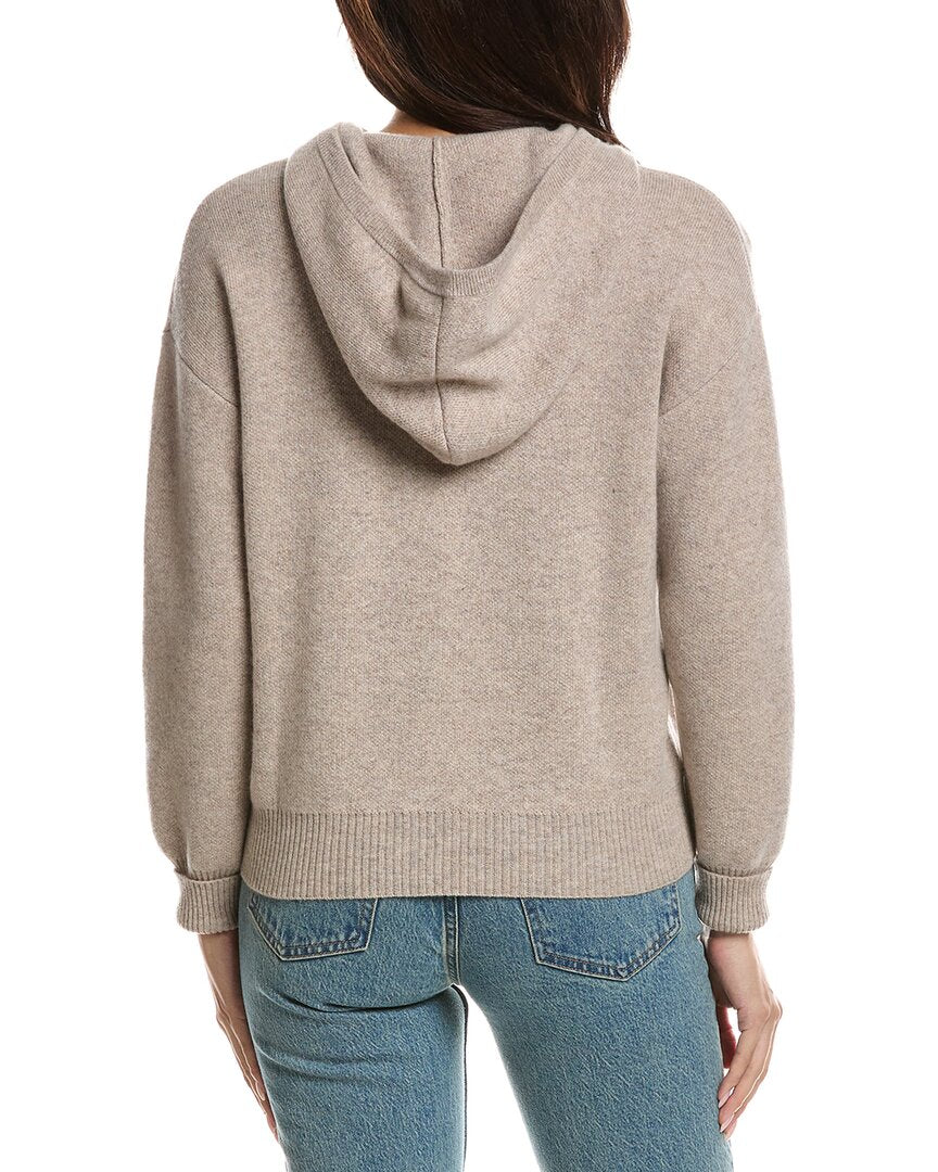 Forte Cashmere Forte Cashmere Double Knit Cashmere Hoodie