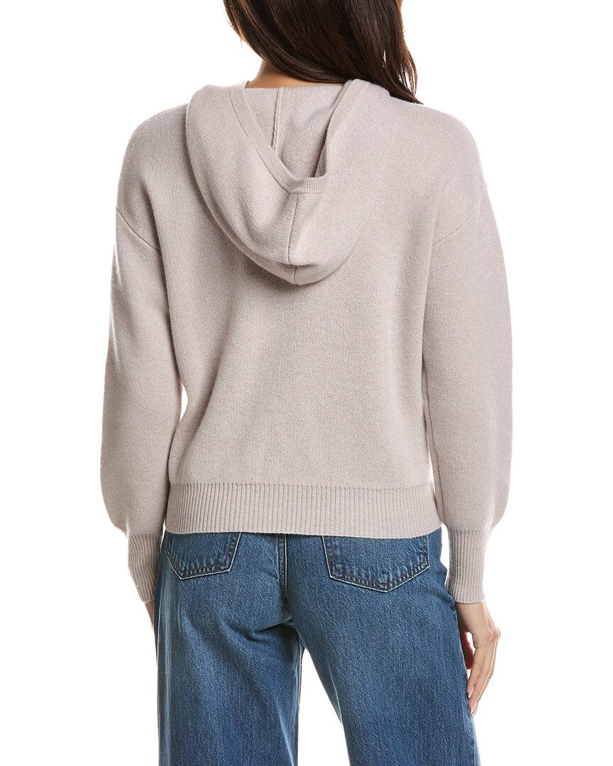 Forte Cashmere Forte Cashmere Double Knit Cashmere Hoodie