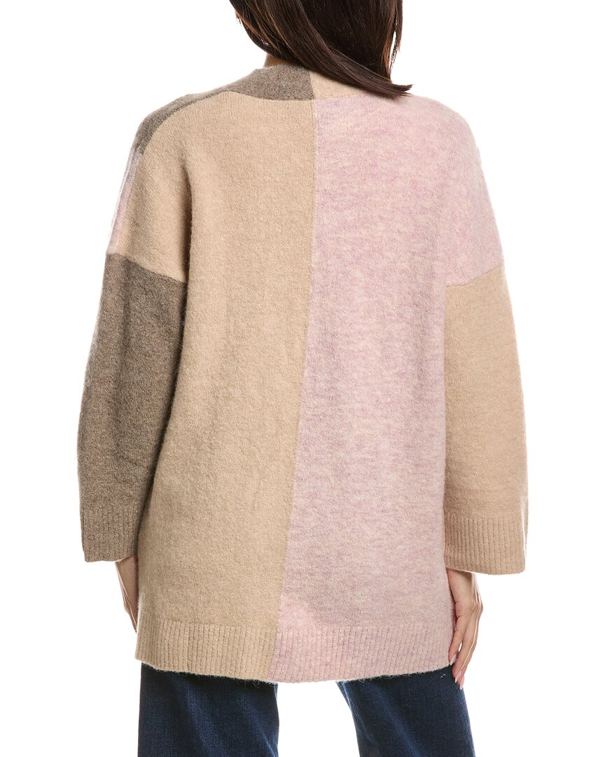 Forte Cashmere Forte Cashmere Lofty Colorblock Alpaca-Blend Cardigan