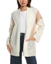 Forte Cashmere Forte Cashmere Lofty Colorblock Alpaca-Blend Cardigan