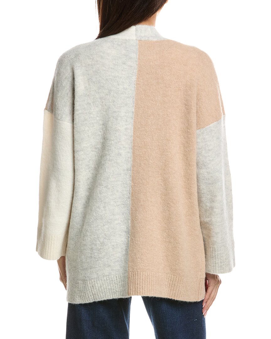 Forte Cashmere Forte Cashmere Lofty Colorblock Alpaca-Blend Cardigan
