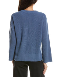 Forte Cashmere Forte Cashmere Rib Easy Crewneck Cashmere Sweater