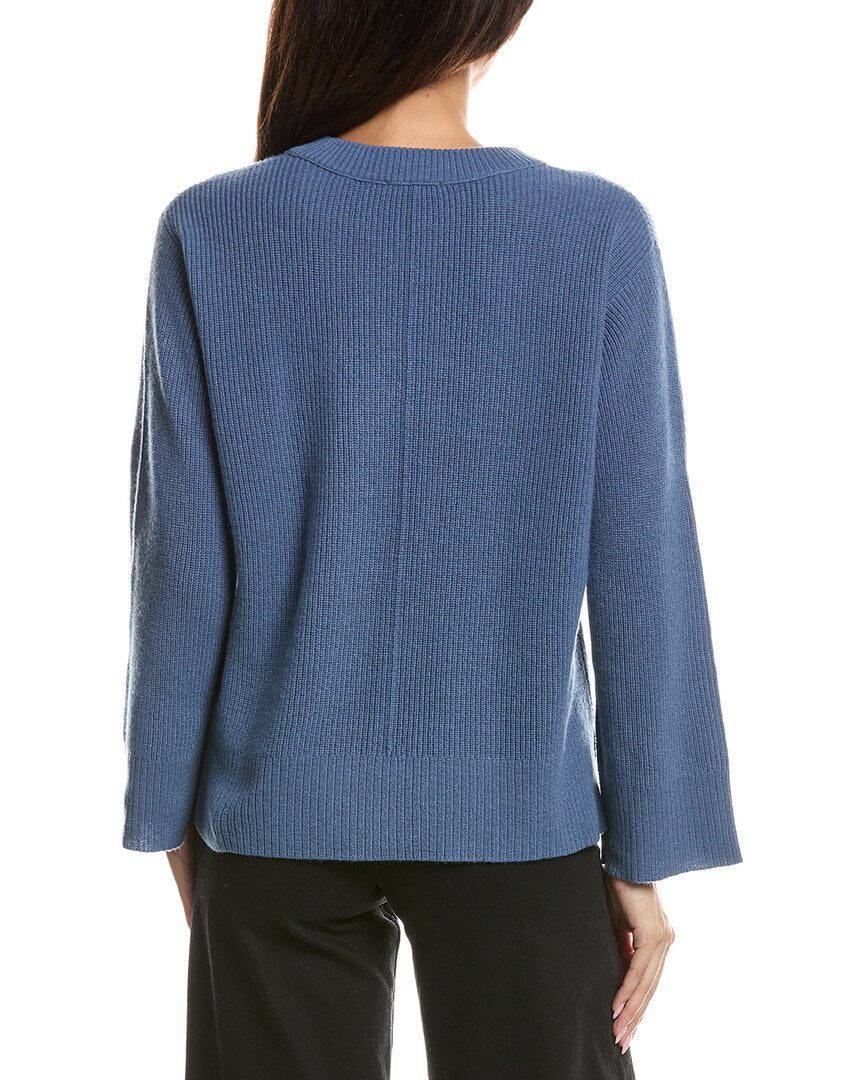 Forte Cashmere Forte Cashmere Rib Easy Crewneck Cashmere Sweater