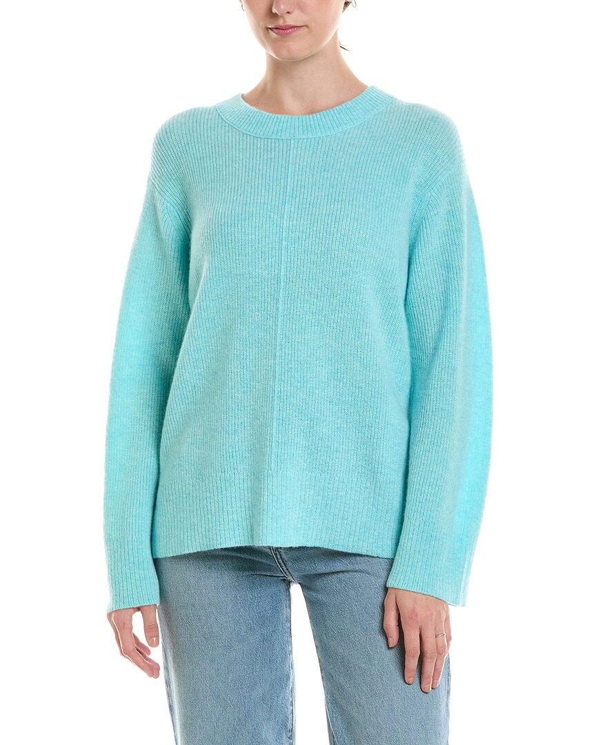 Forte Cashmere Forte Cashmere Rib Easy Crewneck Cashmere Sweater