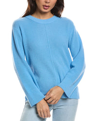Forte Cashmere Forte Cashmere Rib Easy Crewneck Cashmere Sweater