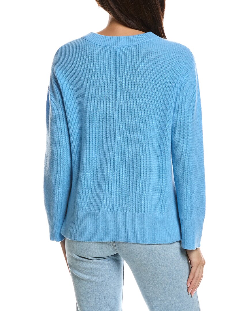 Forte Cashmere Forte Cashmere Rib Easy Crewneck Cashmere Sweater