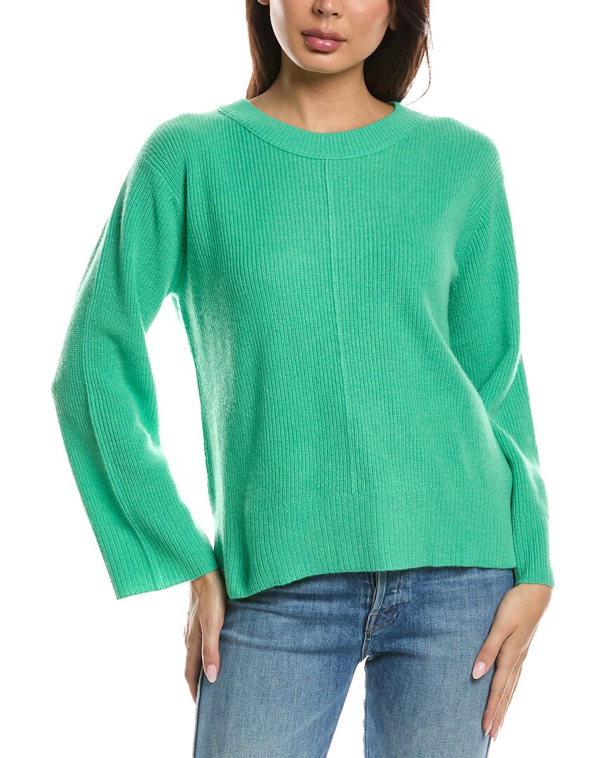 Forte Cashmere Forte Cashmere Rib Easy Crewneck Cashmere Sweater