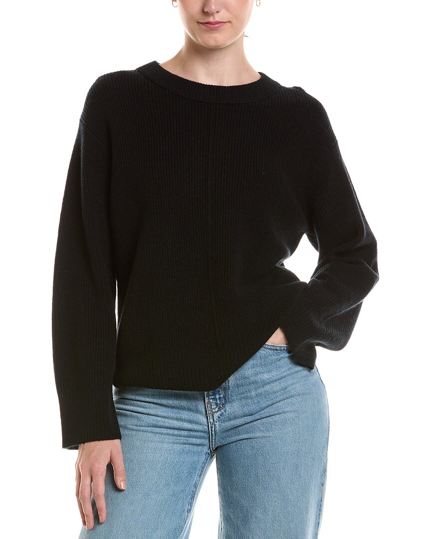 Forte Cashmere Forte Cashmere Rib Easy Crewneck Cashmere Sweater