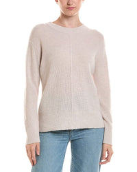 Forte Cashmere Forte Cashmere Rib Easy Crewneck Cashmere Sweater