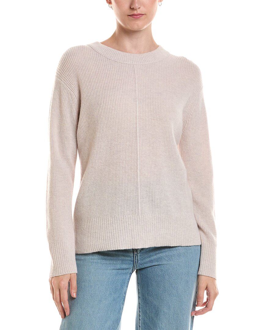 Forte Cashmere Forte Cashmere Rib Easy Crewneck Cashmere Sweater