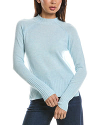 Forte Cashmere Forte Cashmere Funnel Neck Cashmere Sweater