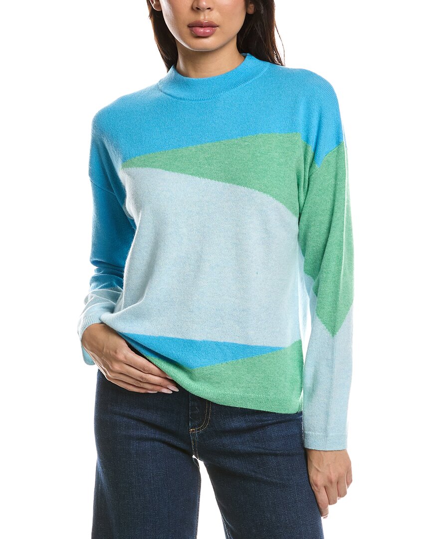 Forte Cashmere Forte Cashmere Waves Crewneck Cashmere Sweater