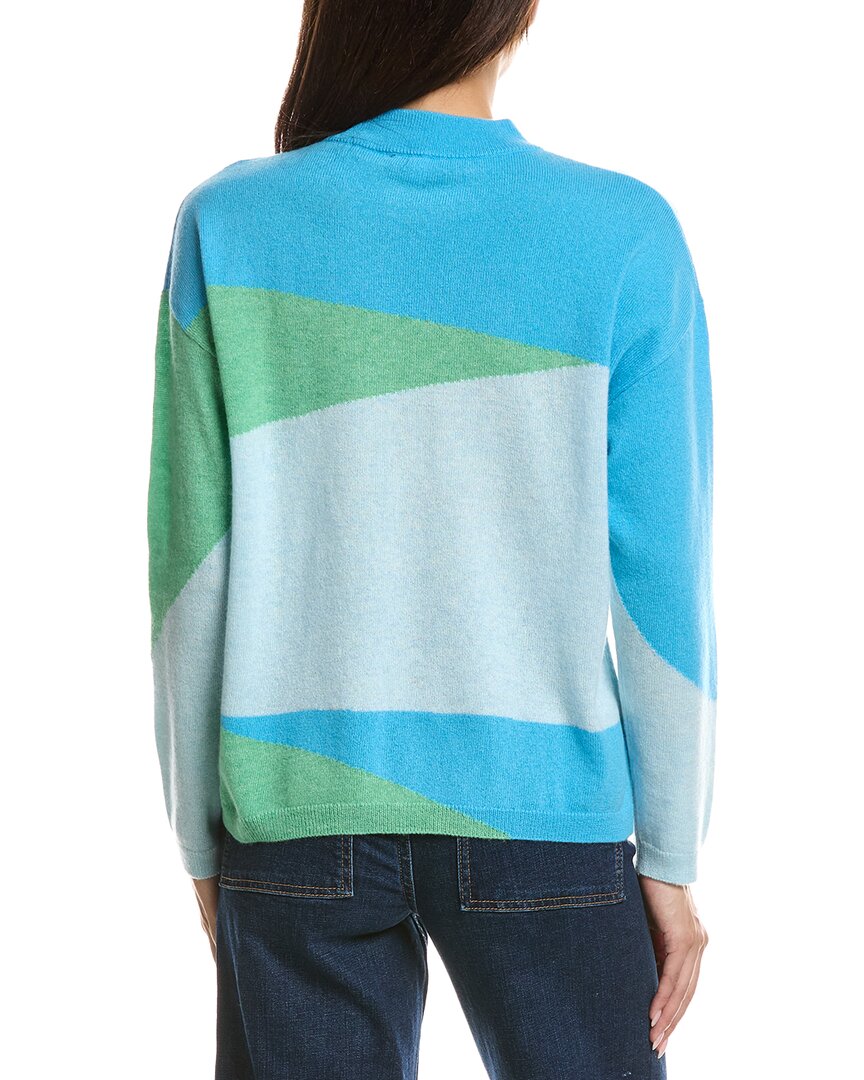 Forte Cashmere Forte Cashmere Waves Crewneck Cashmere Sweater