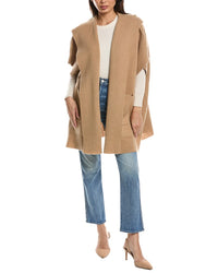 Forte Cashmere Forte Cashmere Double Knit Hooded Wool & Cashmere-Blend Cardigan