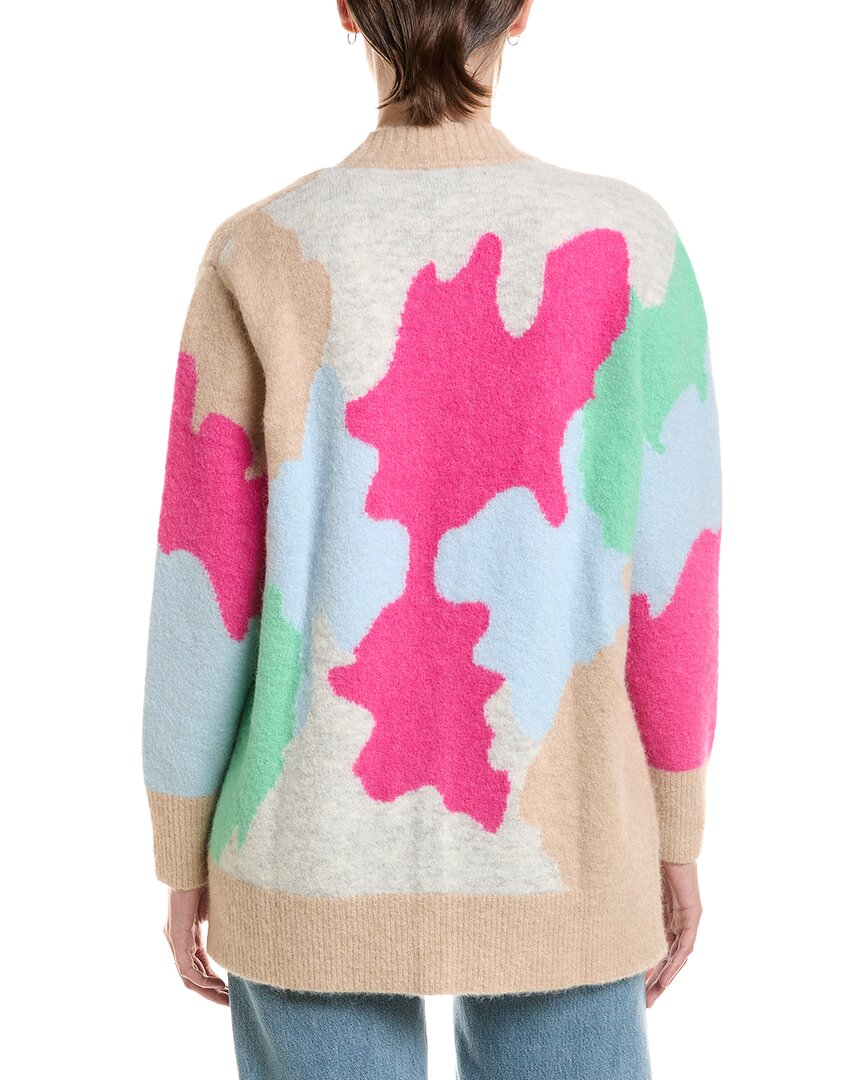 Forte Cashmere Forte Cashmere Lofty Intarsia Alpaca-Blend Cardigan