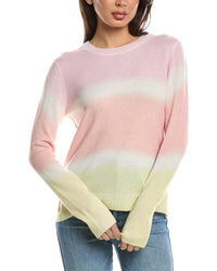 Forte Cashmere Forte Cashmere Painted Stripe Cashmere Sweater