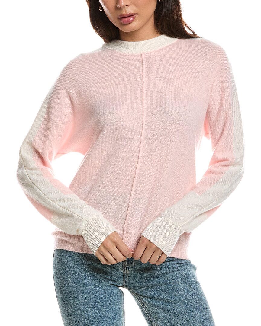 Forte Cashmere Forte Cashmere Pop Trim Dolman Cashmere Sweater