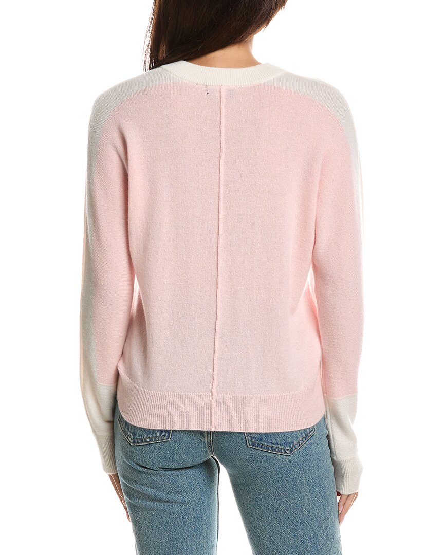 Forte Cashmere Forte Cashmere Pop Trim Dolman Cashmere Sweater