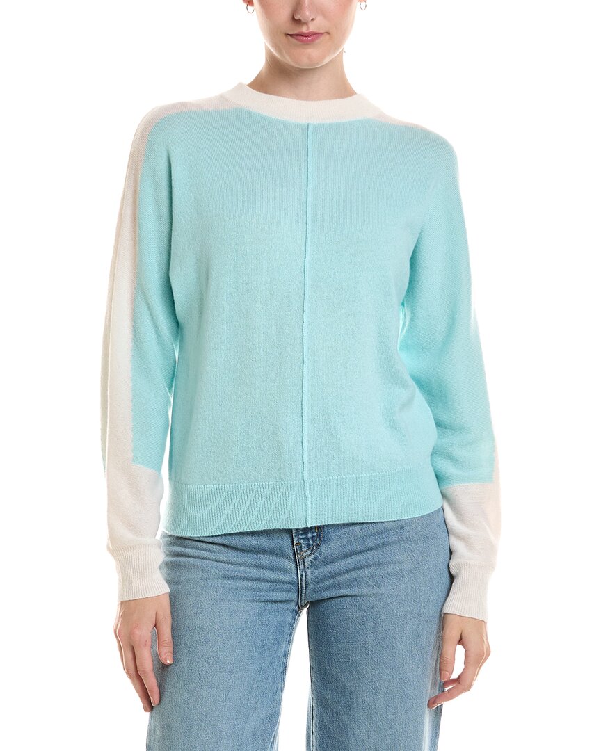 Forte Cashmere Forte Cashmere Pop Trim Dolman Cashmere Sweater