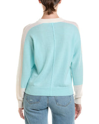 Forte Cashmere Forte Cashmere Pop Trim Dolman Cashmere Sweater