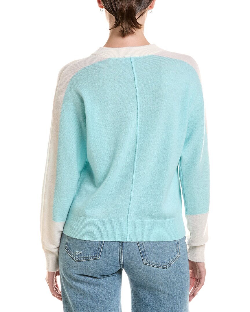 Forte Cashmere Forte Cashmere Pop Trim Dolman Cashmere Sweater