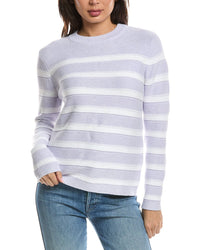 Forte Cashmere Forte Cashmere Stripe Crewneck Sweater