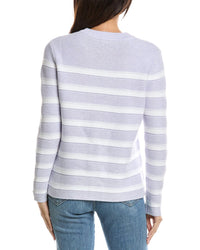 Forte Cashmere Forte Cashmere Stripe Crewneck Sweater