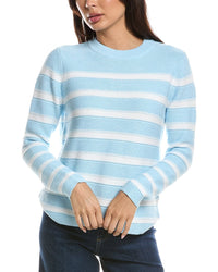 Forte Cashmere Forte Cashmere Stripe Crewneck Sweater