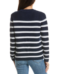 Forte Cashmere Forte Cashmere Stripe Crewneck Sweater